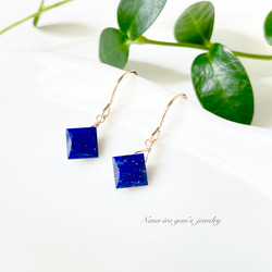 14kgf lapis lazuli pierce 6枚目の画像