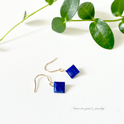 14kgf lapis lazuli pierce 5枚目の画像