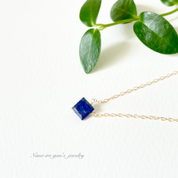 14kgf lapis lazuli necklace 5枚目の画像