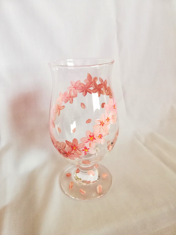 桜・さくら・サクラのビールグラス（420ml） 7枚目の画像