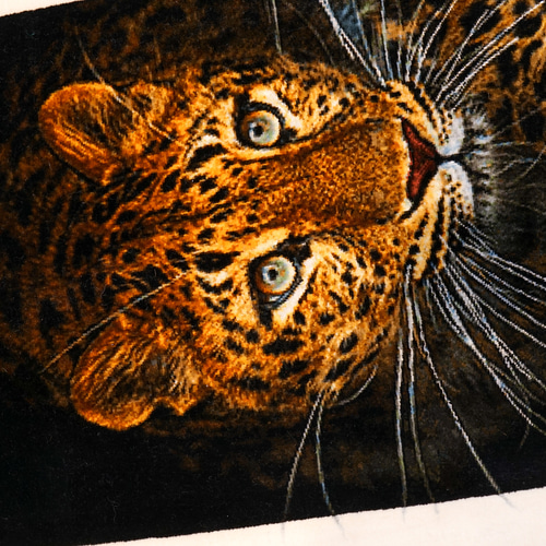 81×58cm 【ペルシャタブリーズ産の総手織り絨毯】 カーペット・絨毯