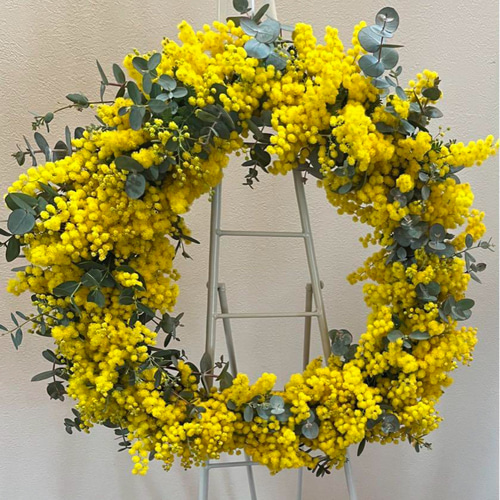 オーダーメイド】フレッシュミモザリース リース Couronne♡migno 通販  