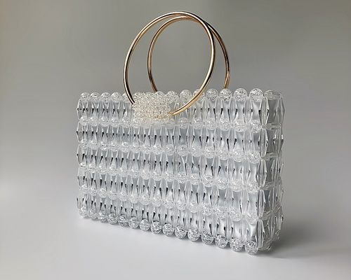shell motif beads bag〈レトロ古着 シェルモチーフ ビーズ
