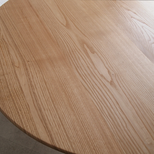 受注生産品』栗の木でつくる丸ちゃぶ台【折れ脚金具仕様】Φ90cm クリ