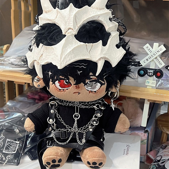 無属性 ぬいぐるみ 20cm 着せ替えぬいぐるみ 獣耳付け男の子 舵