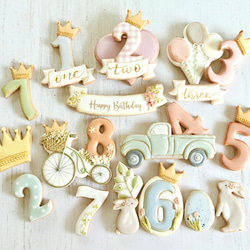 【クッキーカッター】リボンプレート(ショート)｜アイシングクッキー｜クッキー型｜バースデー｜｜ 2枚目の画像