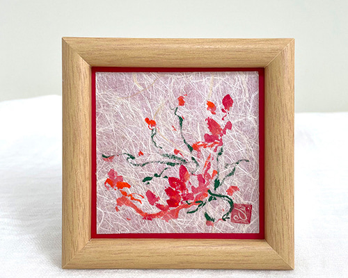 絵と額縁を一体に作ったアクリル画 - 絵画