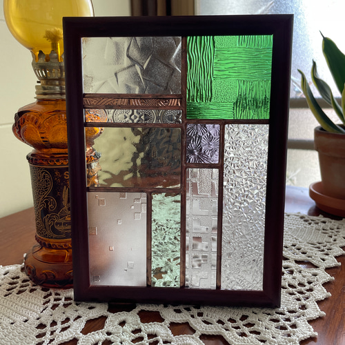 ステンドグラス パネル 大正ロマン 飾り小窓 その他インテリア雑貨