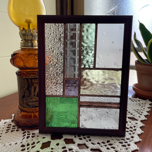 ステンドグラス パネル 大正ロマン 飾り小窓 その他インテリア雑貨