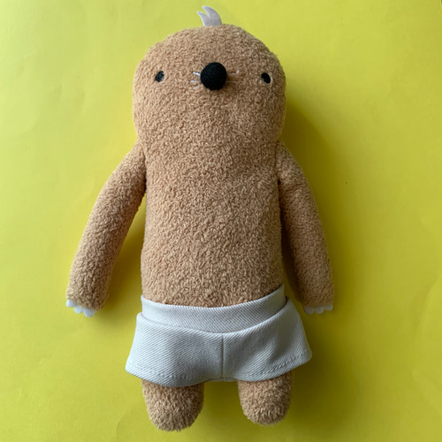 ぬいぐるみ用 ストレッチデニムパンツ(ブラック) ぬいぐるみ