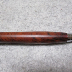 タスマニアンタイガーマートル　縮み杢　椿油仕上げ　木軸ボールペン(シャープペンシル)　希少材 8枚目の画像