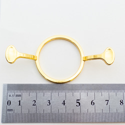 ＊1個＊ シーリングスタンプ スタンプガイド ワックス用金型 25mmヘッド用 亜鉛合金 sw72 5枚目の画像