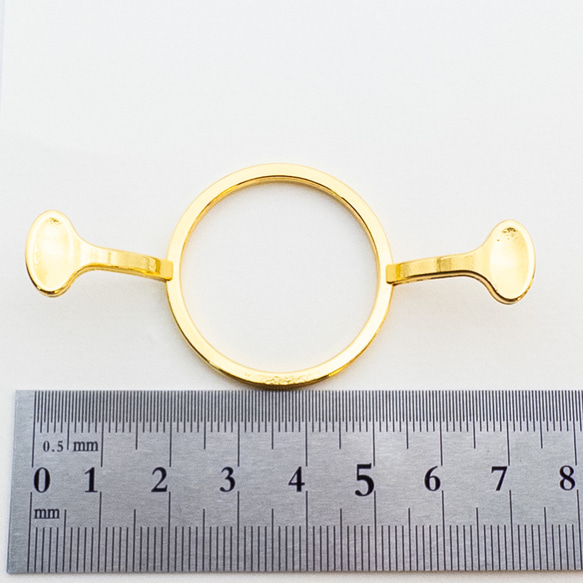 ＊1個＊ シーリングスタンプ スタンプガイド ワックス用金型 25mmヘッド用 亜鉛合金 sw72 5枚目の画像