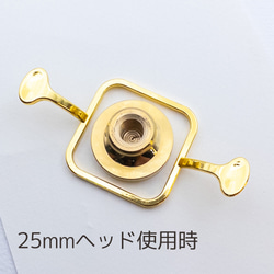 ＊1個＊ シーリングスタンプ スタンプガイド ワックス用金型 25mmヘッド用 亜鉛合金 sw73 4枚目の画像