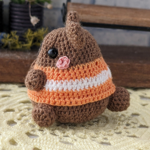 [訂做] 矮胖熊 Amigurumi 肩帶 第3張的照片