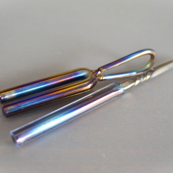 Titanium Tuning fork pendant・チタンの音叉１９３８Hz 4枚目の画像