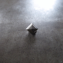 シルバー 925 コンチョ  銀無垢ピラミッド / コンチョ 財布　ベルト 銀ボタン カスタム メンズ　レディース 1枚目の画像