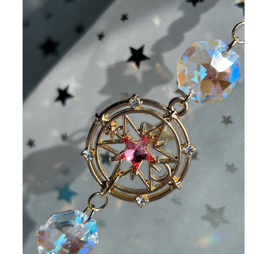 水色のサンキャッチャー サンキャッチャー 虹色パレット 通販