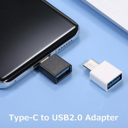 USB Type-C 変換 ブラック USB 変換アダプター スマホ　ゲーム 2枚目の画像