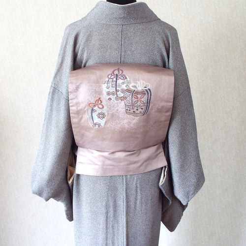 早い者勝ち特価品】ワンタッチ 作り帯 掛下帯 婚礼和装用 交ざり
