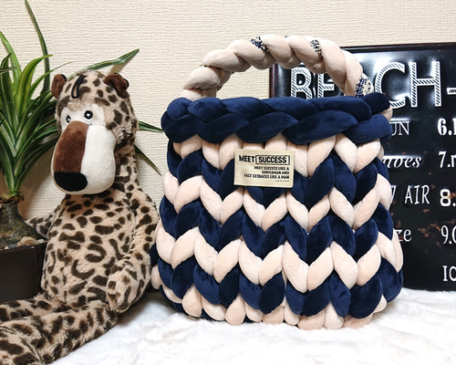 1818.ハンドメイド　18cm大きながま口バッグ　マイリトルテイラー 1818.ハンドメイド 18cm大きながま口バッグ マイリトルテイラー