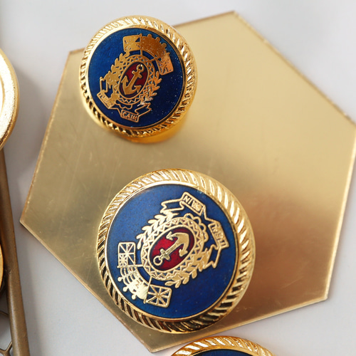 七宝ボタン G紺 16mmまたは21mm（SP-M61） ボタン ボタンのTSUKASA