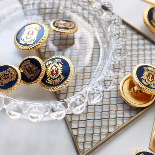 七宝ボタン G紺 16mmまたは21mm（SP-M61） ボタン ボタンのTSUKASA