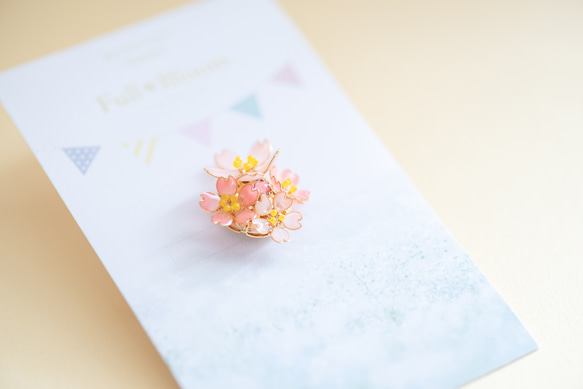 【桜】あなた色に輝くタックピン 2枚目の画像