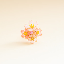【桜】あなた色に輝くタックピン 4枚目の画像
