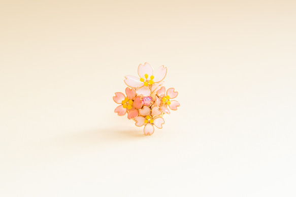 【桜】あなた色に輝くタックピン 4枚目の画像