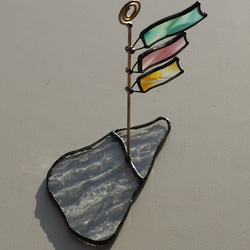「鯉のぼり 」アンティークガラス・ステンドグラス 5枚目の画像