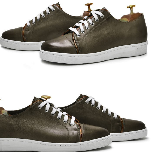 レザースニーカー 本革スニーカー スニーカー メンズスニーカー 本革 オーダーシューズ 靴 