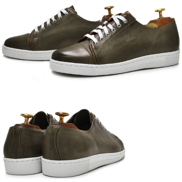 レザースニーカー 本革スニーカー スニーカー メンズスニーカー 本革 オーダーシューズ 靴 