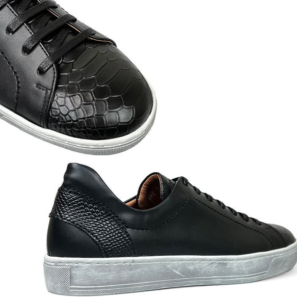 レザースニーカー 本革スニーカー スニーカー メンズスニーカー 本革 オーダーシューズ 靴 