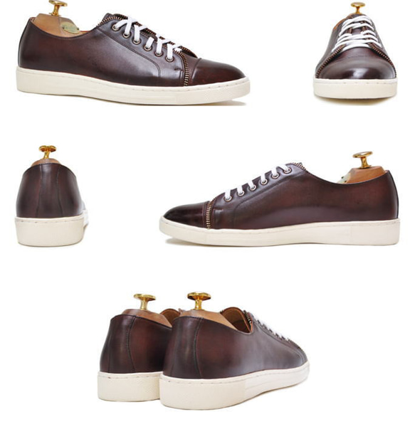 レザースニーカー 本革スニーカー スニーカー メンズスニーカー 本革 オーダーシューズ 靴 