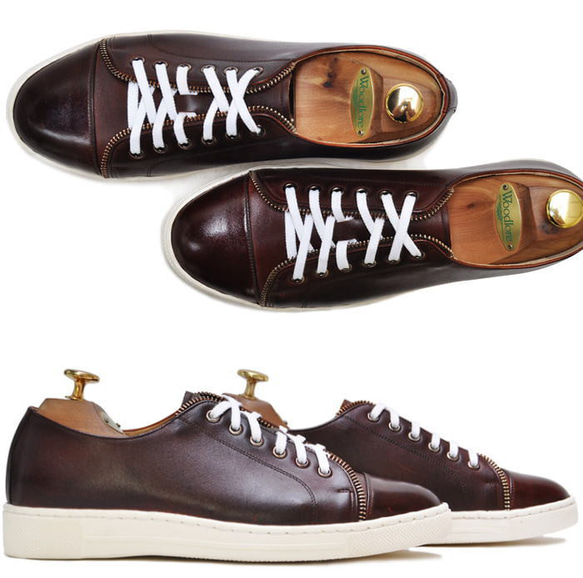 レザースニーカー 本革スニーカー スニーカー メンズスニーカー 本革 オーダーシューズ 靴 