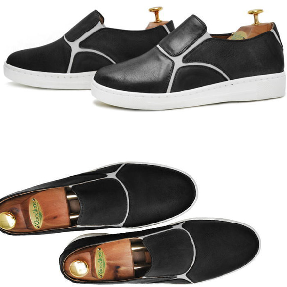 レザースニーカー 本革スニーカー スニーカー メンズスニーカー 本革 オーダーシューズ 靴 