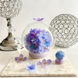 紫陽花のガラスドーム親子 11枚目の画像