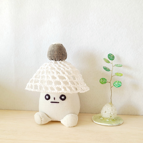 キヌガサタケのぬいぐるみ ぬいぐるみ くろまるファクトリー 通販