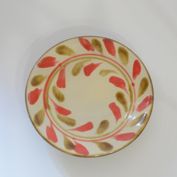 やちむん 幸陶器】リーフ柄 4寸皿 レッド 小皿 いち商店 通販 17531853