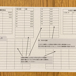 ハンドメイド　家計簿 8枚目の画像