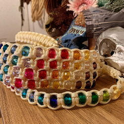 パラコード❥首輪❥太め　カッコカワイイ　コンチョ付き　№021 5535E200-064F-406A-8224-