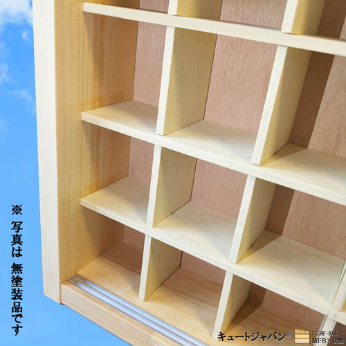 ゴルフボール ディスプレイケース アクリル障子付 ホワイト色
