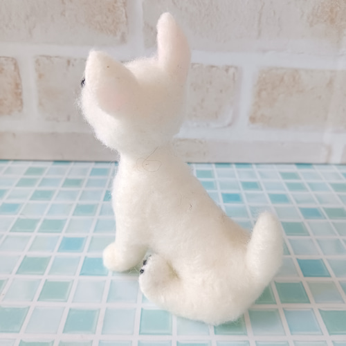 ウエストハイランドホワイトテリア (ウエスティ) 羊毛フェルト