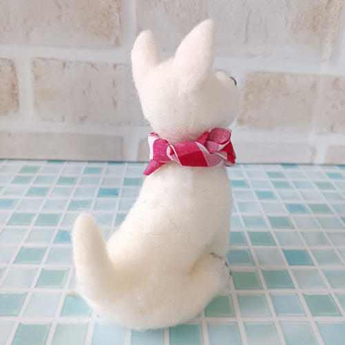 羊毛フェルト　ホワイトテリア ウエストハイランドホワイトテリア (ウエスティ) 羊毛フェルト