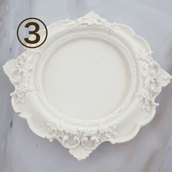 アンティークトレイ/アクセサリー・ホワイト、・白・シャビーシック・撮影小物・イベント什器・母の日・プレゼント 8枚目の画像