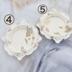 アンティークトレイ/アクセサリー・ホワイト、・白・シャビーシック・撮影小物・イベント什器・母の日・プレゼント 9枚目の画像