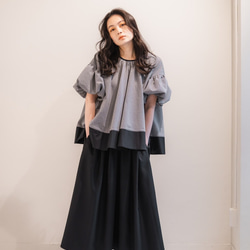 Sarasara skirt　ブラック　sai　日本製　ストレスフリー　体型カバー　スカート　フリーサイズ　即納 15枚目の画像