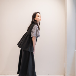 Sarasara skirt　ブラック　sai　日本製　ストレスフリー　体型カバー　スカート　フリーサイズ　即納 16枚目の画像