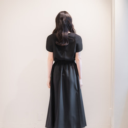 Sarasara skirt　ブラック　sai　日本製　ストレスフリー　体型カバー　スカート　フリーサイズ　即納 4枚目の画像